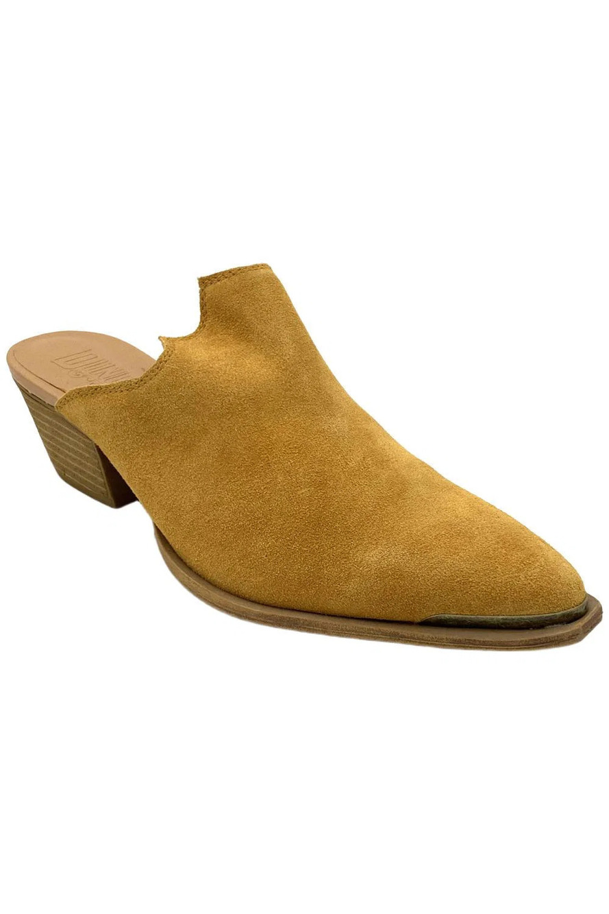 Dingo Suede Mules Knockout Mustard Suede - Medium